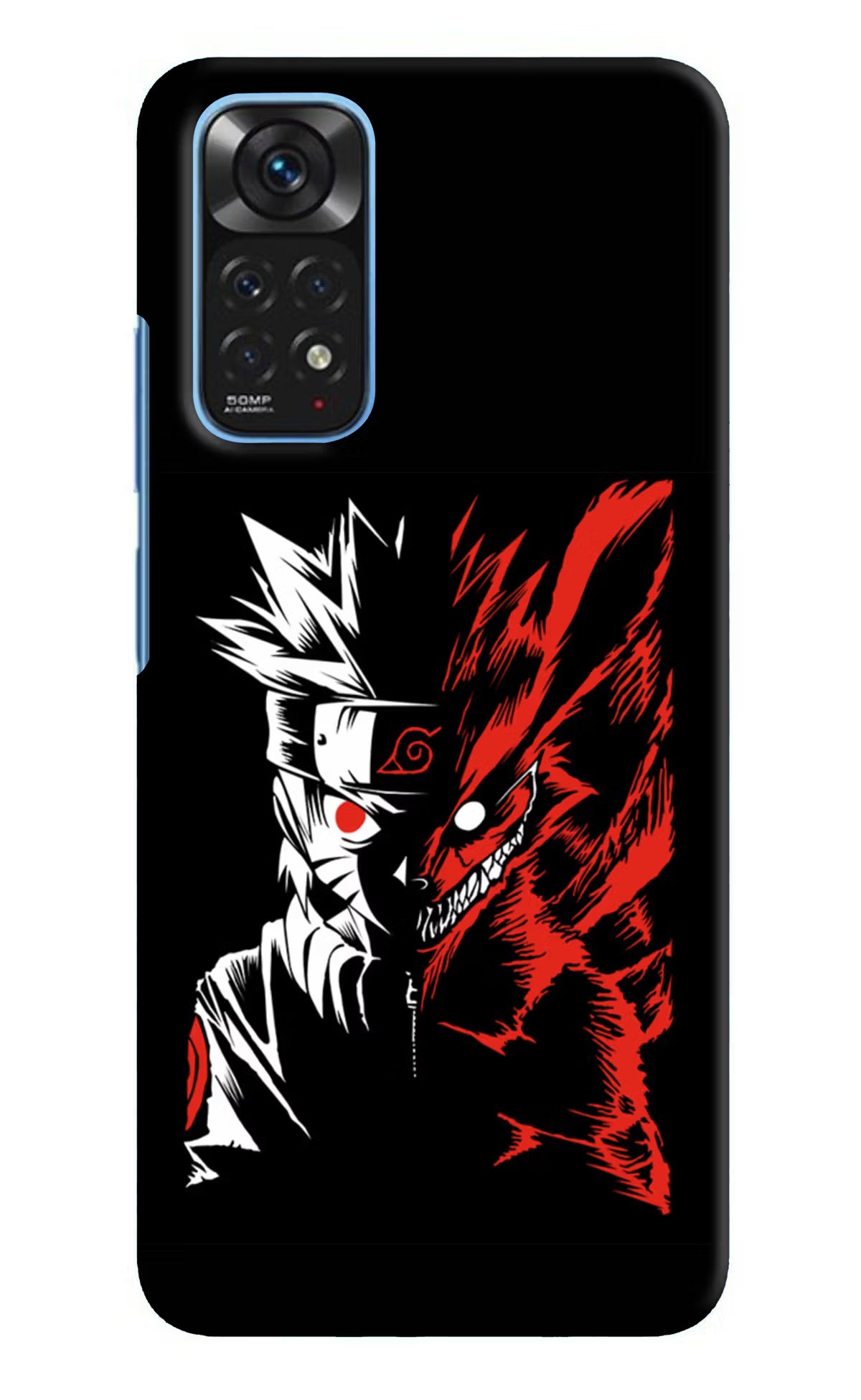 Naruto Two Face Redmi Note 11/11S Hard Case Back Cover by Casekaro