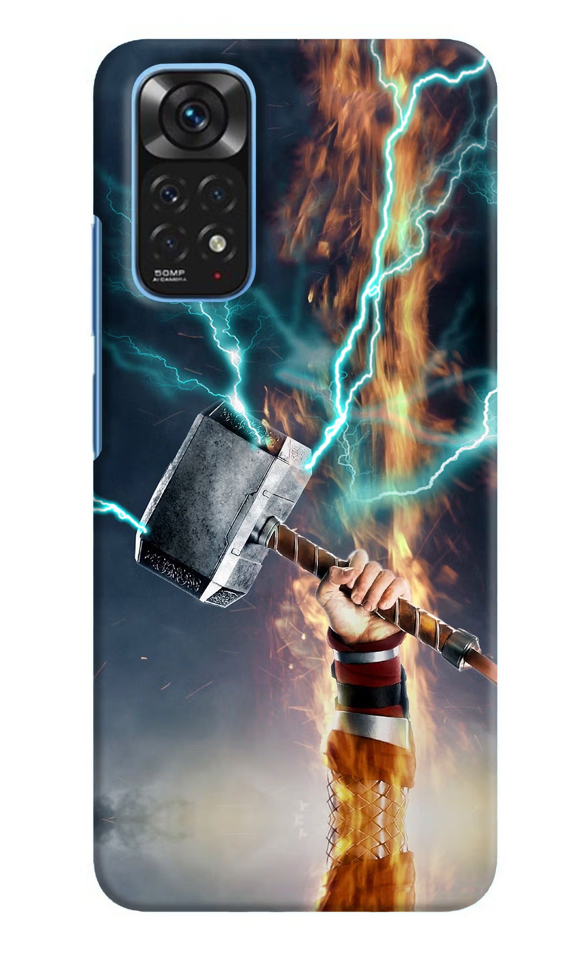 Thor Hammer Mjolnir Redmi Note 11/11S Hard Case Back Cover by Casekaro