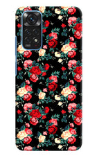 Rose Pattern Redmi Note 11/11S Hard Case Back Cover by Casekaro