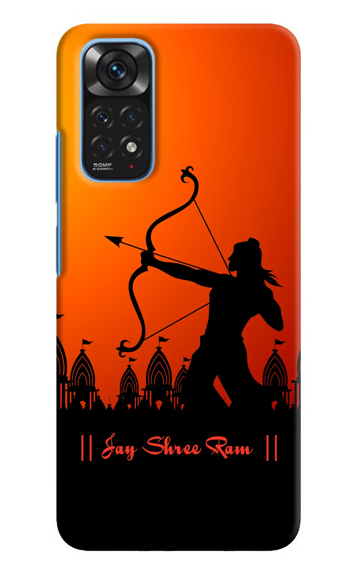 Lord Ram - 4 Redmi Note 11/11S Hard Case Back Cover by Casekaro