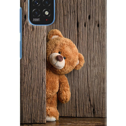 Teddy Wooden Redmi Note 11/11S Hard Case Back Cover by Casekaro