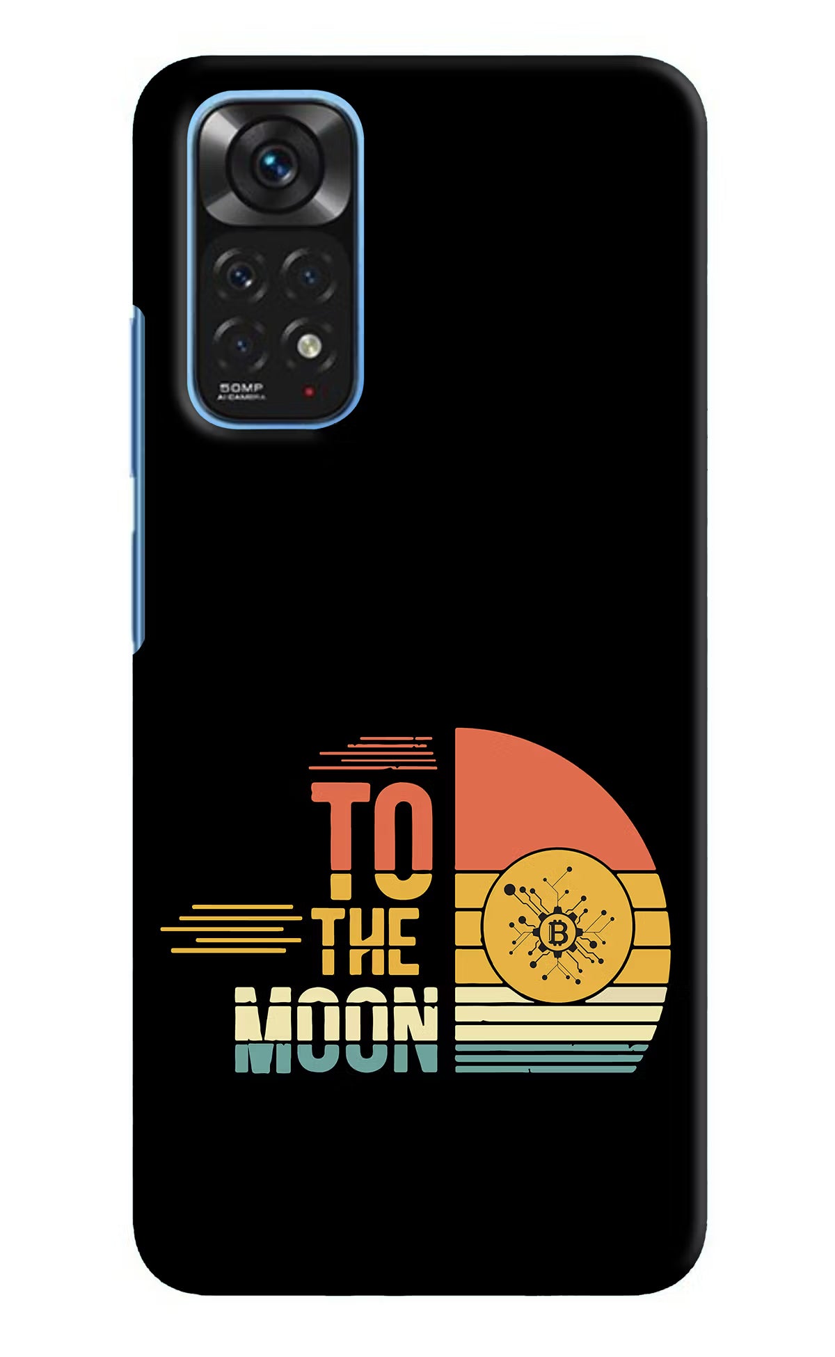 To the Moon Redmi Note 11/11S Hard Case Back Cover by Casekaro