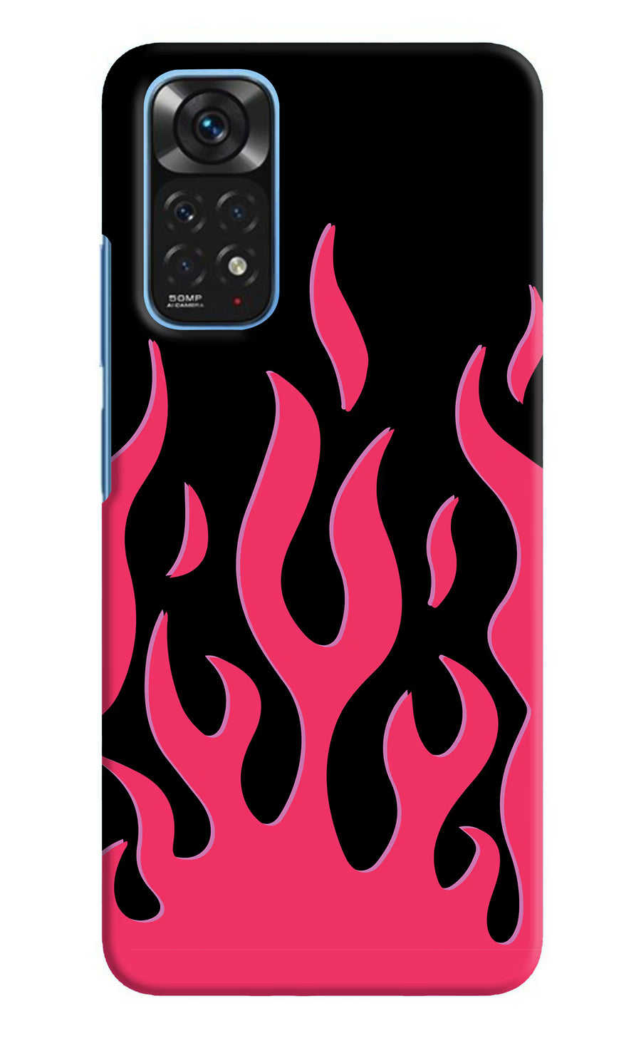 Fire Flames Redmi Note 11/11S Back Cover, Hard case