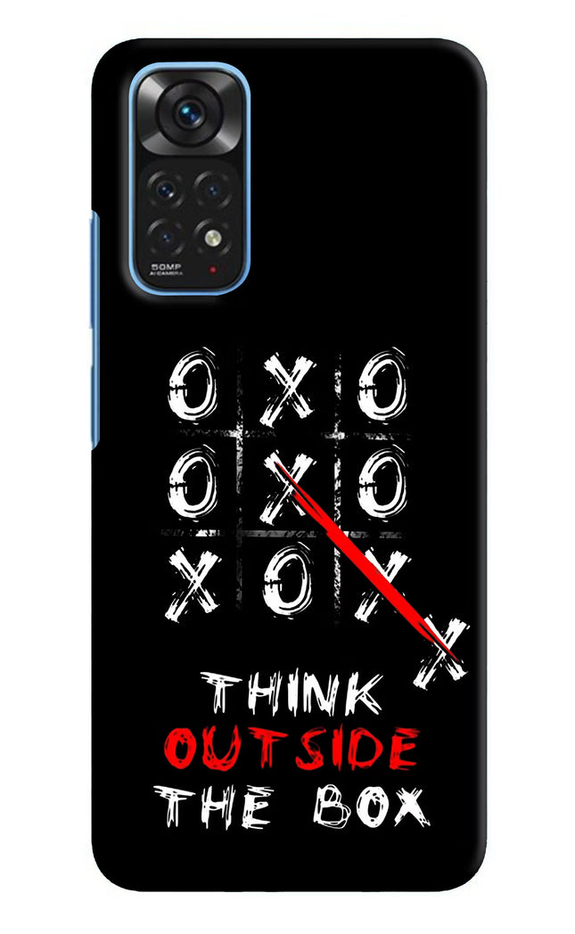 Think out of the BOX Redmi Note 11/11S Hard Case Back Cover by Casekaro