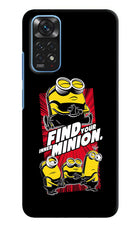 Find your inner Minion Redmi Note 11/11S Hard Case Back Cover by Casekaro