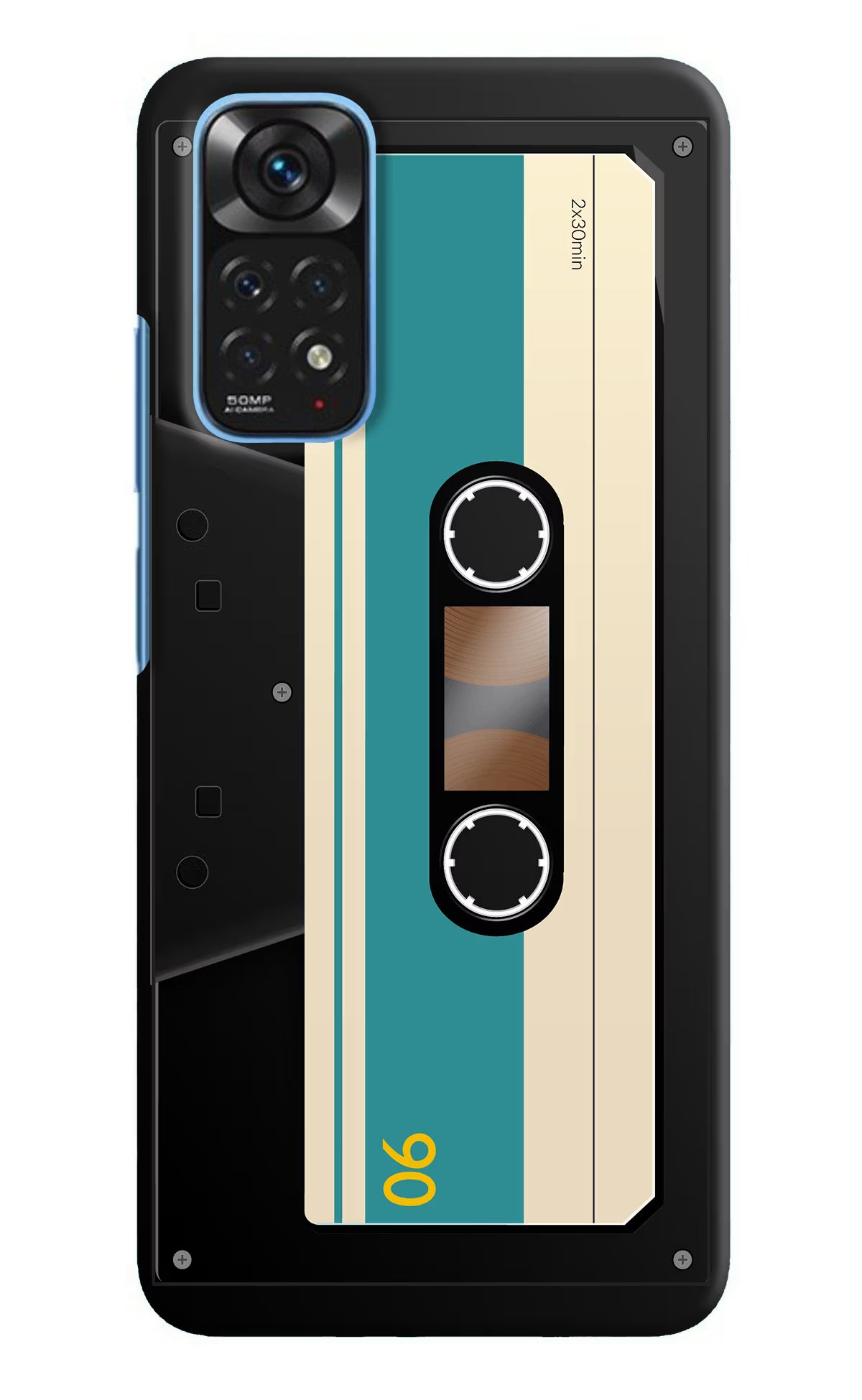 Cassette Redmi Note 11/11S Hard Case Back Cover by Casekaro