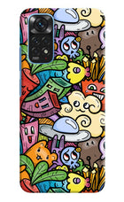 Veggie Doodle Redmi Note 11/11S Hard Case Back Cover by Casekaro