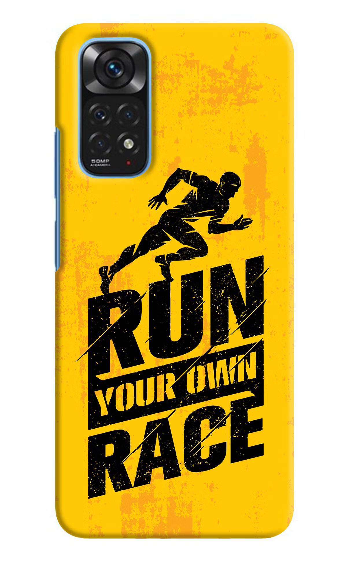 Run Your Own Race Redmi Note 11/11S Hard Case Back Cover by Casekaro