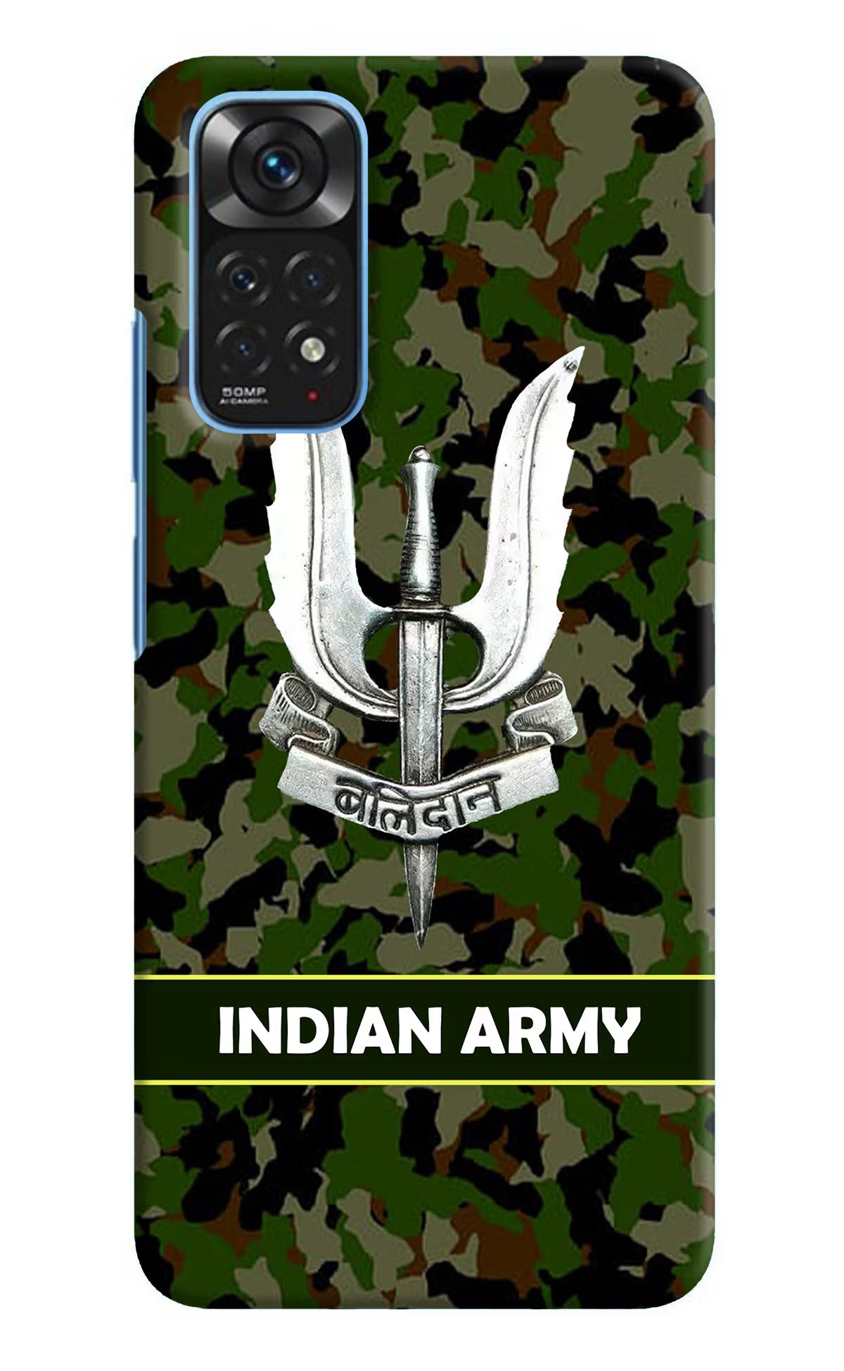 Balidan Indian Logo Redmi Note 11/11S Hard Case Back Cover by Casekaro