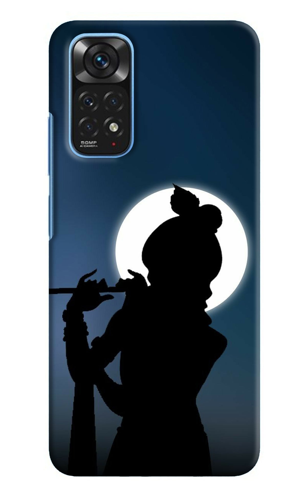 Shri Krishna Silhouette Redmi Note 11/11S Back Cover