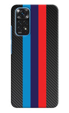 BMW Stripes Pattern Redmi Note 11/11S Hard Case Back Cover by Casekaro