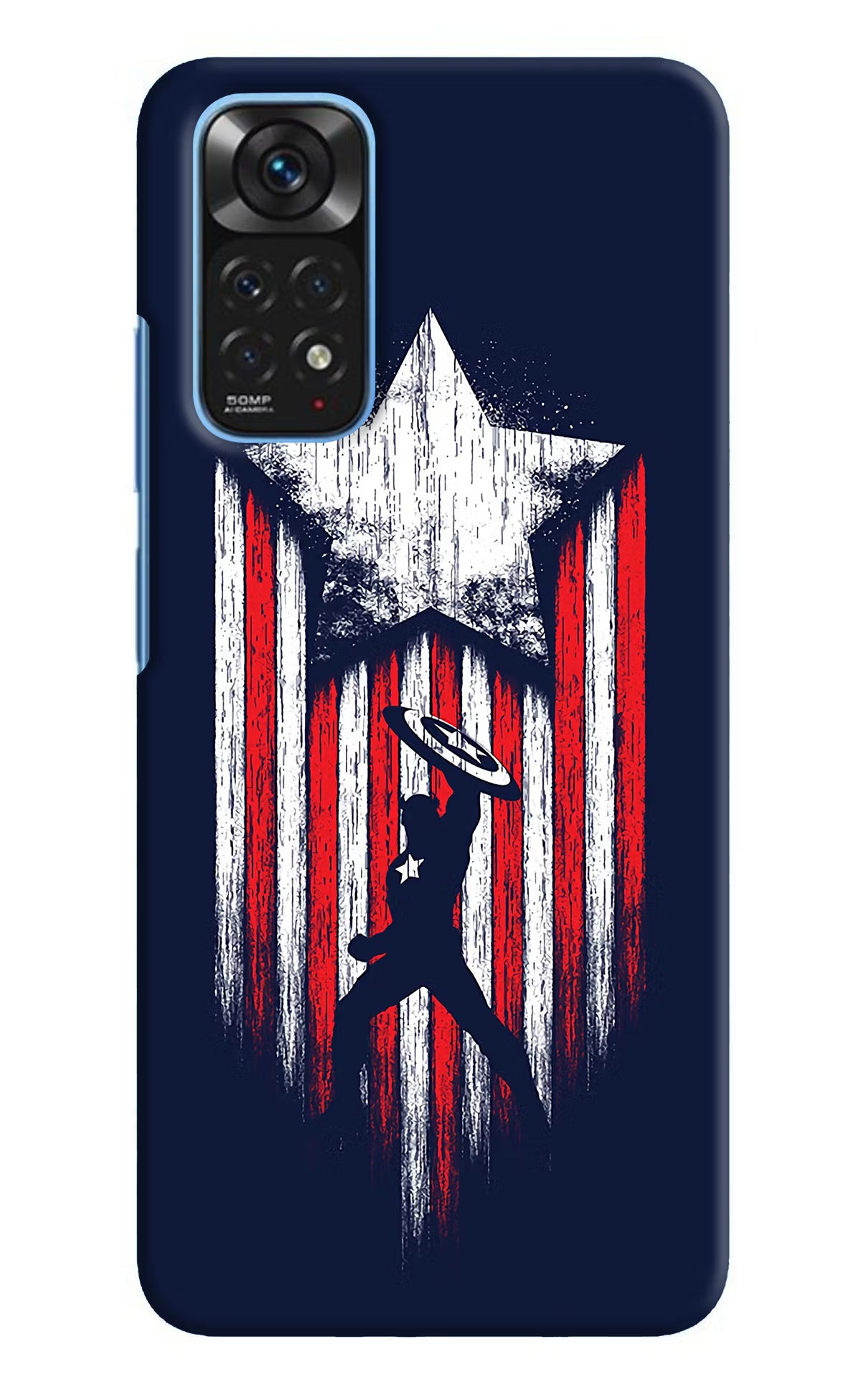 Captain America Marvel Art Redmi Note 11/11S Hard Case Back Cover by Casekaro