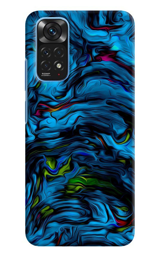 Dark Blue Abstract Redmi Note 11/11S Back Cover