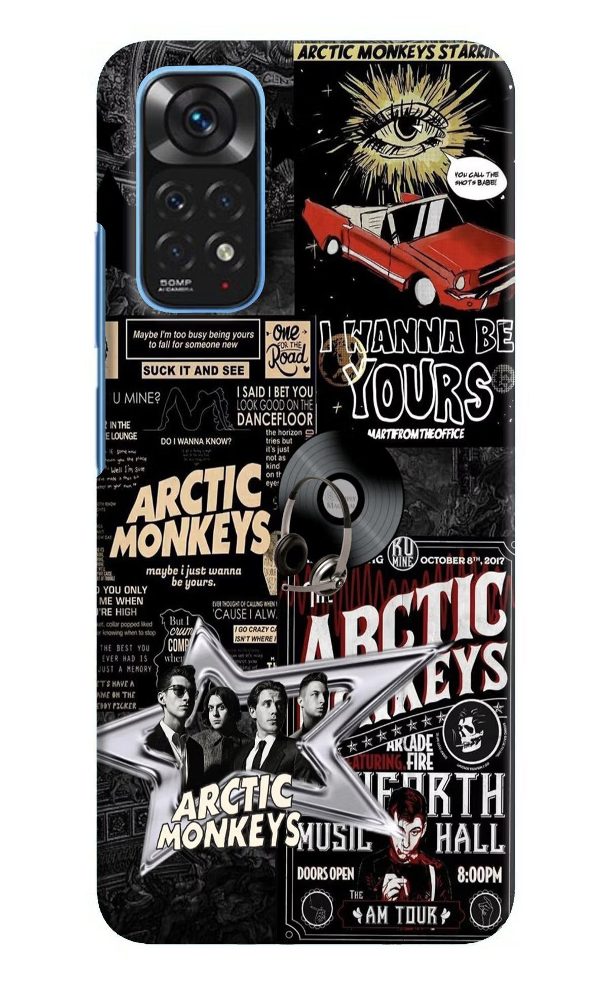 Arctic Monkeys Redmi Note 11/11S Hard Case Back Cover by Casekaro