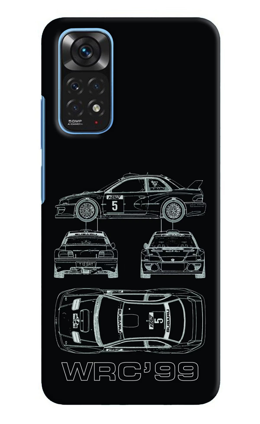 WRC'99 Redmi Note 11/11S Back Cover, Hard case