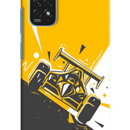 Track King Redmi Note 11/11S Hard Case Back Cover by Casekaro