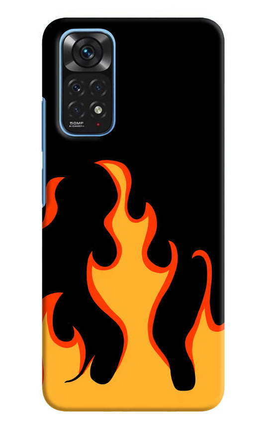 Fired Up – Black Redmi Note 11/11S Hard Case Back Cover by Casekaro