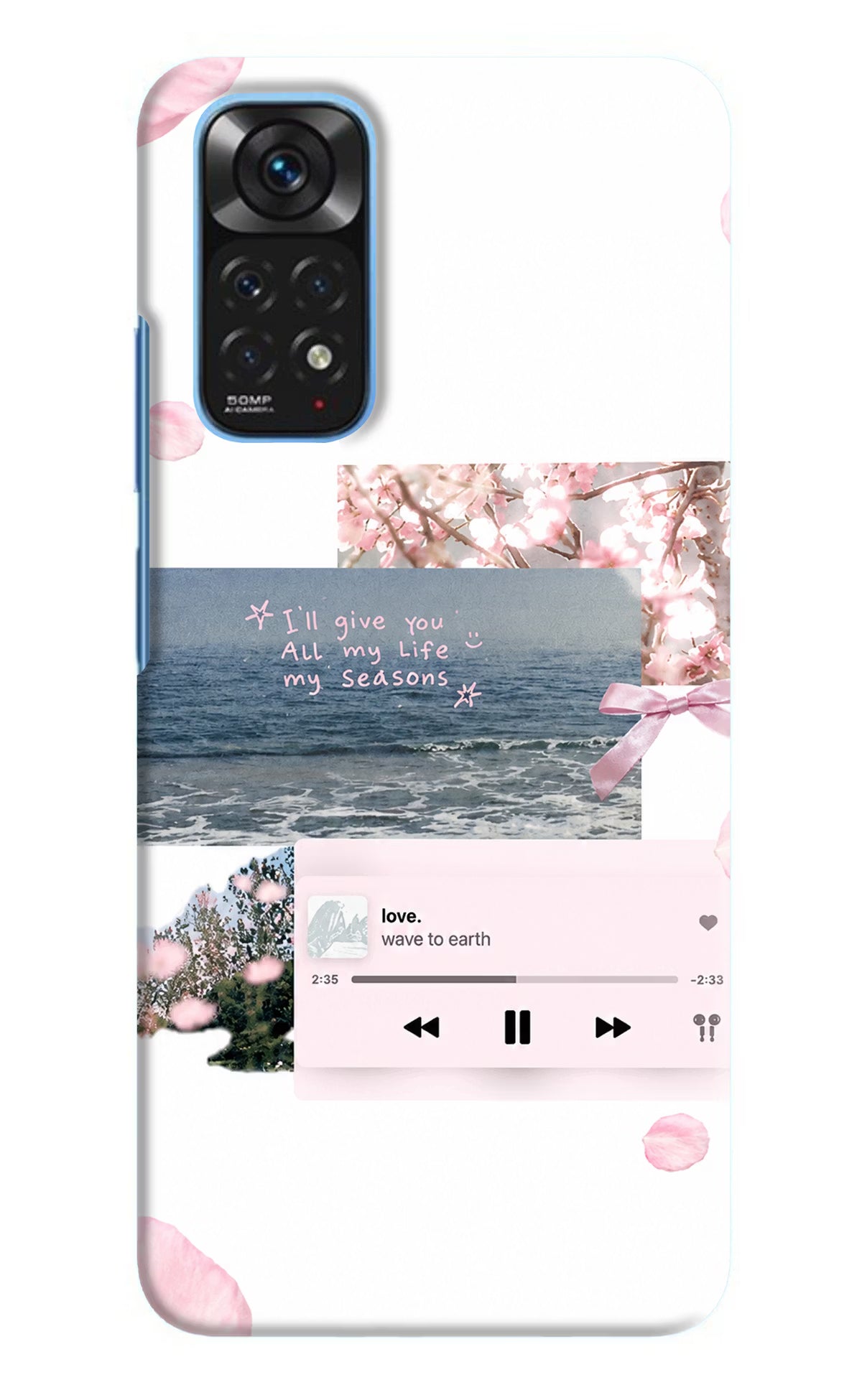 Wave to earth Redmi Note 11/11S Back Cover