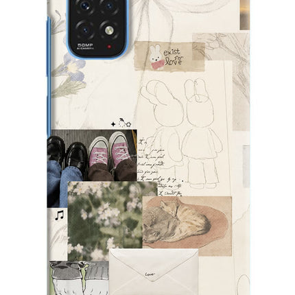 Soft Aesthetic Redmi Note 11/11S Hard Case Back Cover by Casekaro