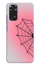 Pink Web Redmi Note 11/11S Hard Case Back Cover by Casekaro