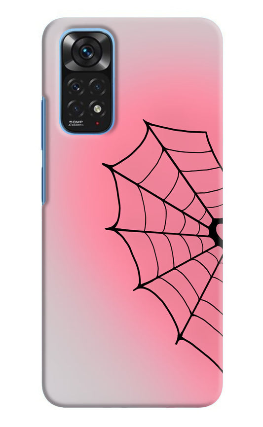 Pink Web Redmi Note 11/11S Hard Case Back Cover by Casekaro