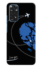 Love Orbit Redmi Note 11/11S Hard Case Back Cover by Casekaro