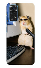 Hacker Hamster Redmi Note 11/11S Hard Case Back Cover by Casekaro