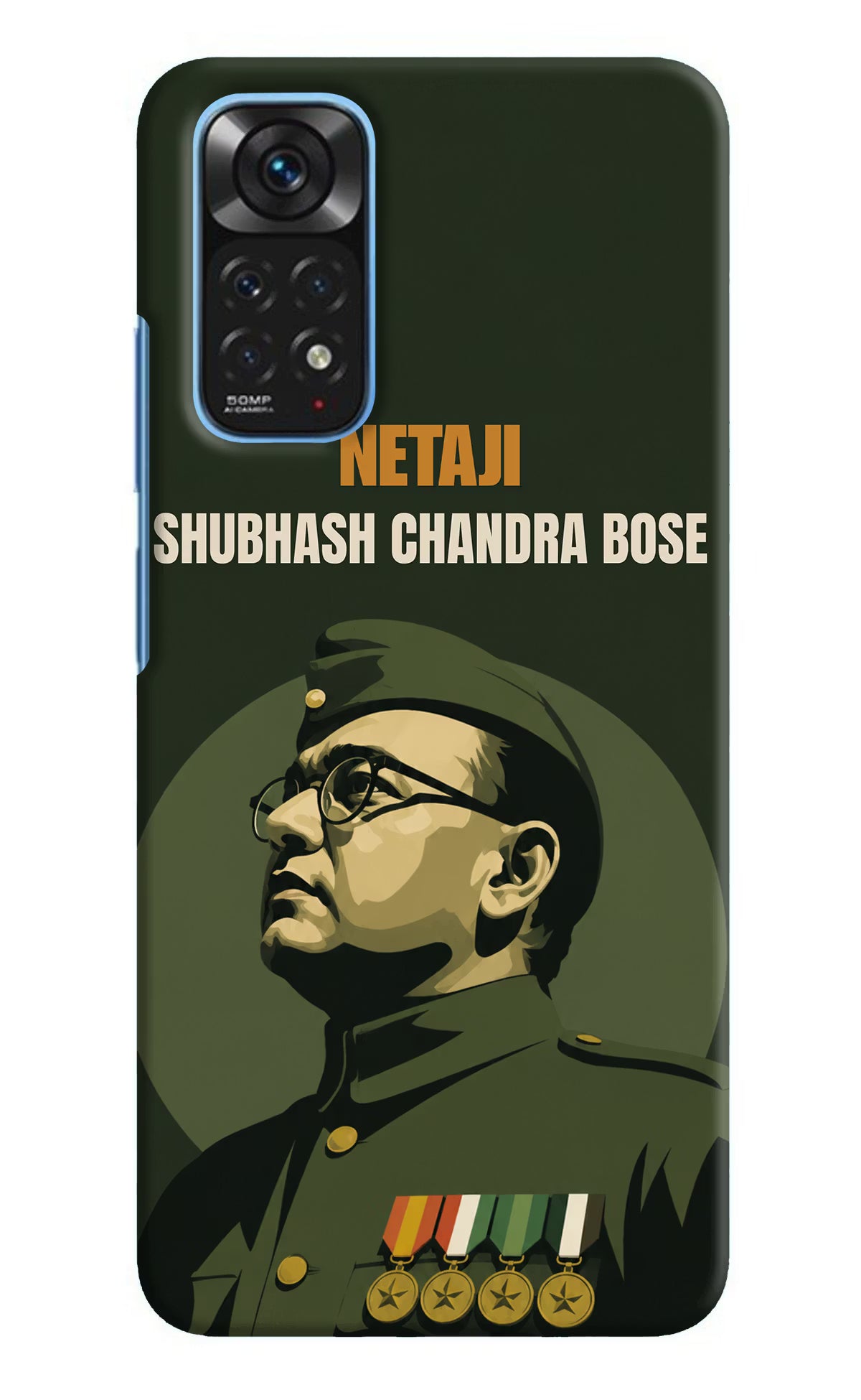Netaji Legacy Redmi Note 11/11S Back Cover