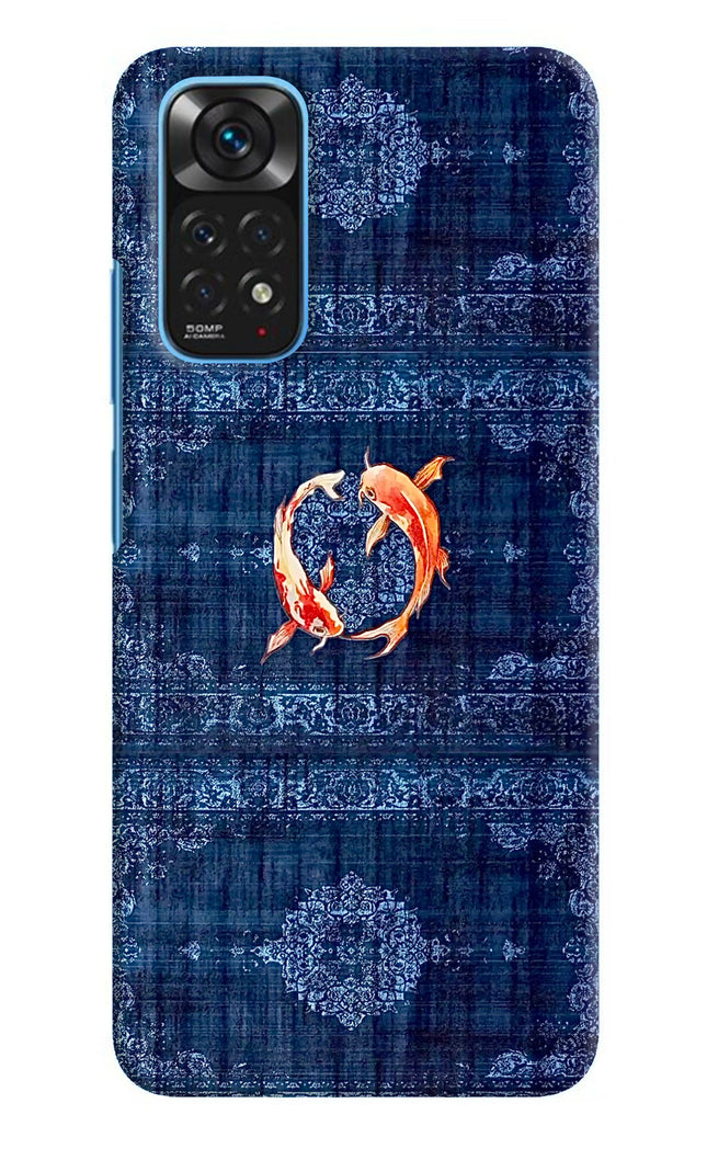 Koi Blue Redmi Note 11/11S Hard Case Back Cover by Casekaro