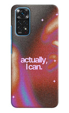 Pink Aura Redmi Note 11/11S Back Cover