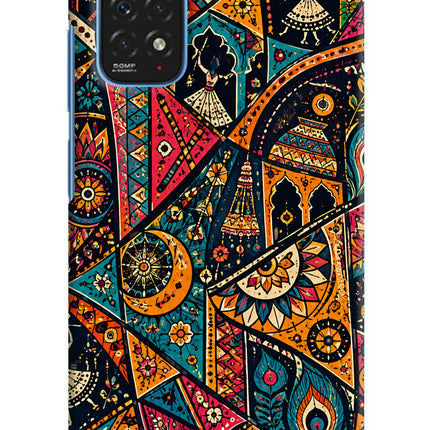Folk Print Redmi Note 11/11S Back Cover
