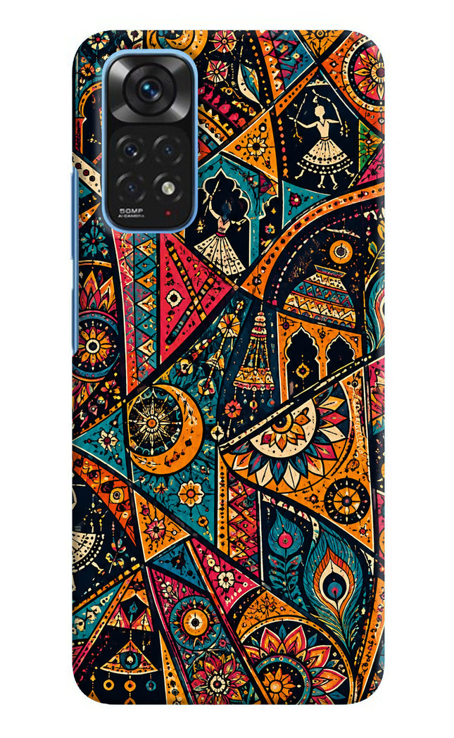 Folk Print Redmi Note 11/11S Hard Case Back Cover by Casekaro