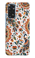 White Mayura Redmi Note 11/11S Back Cover