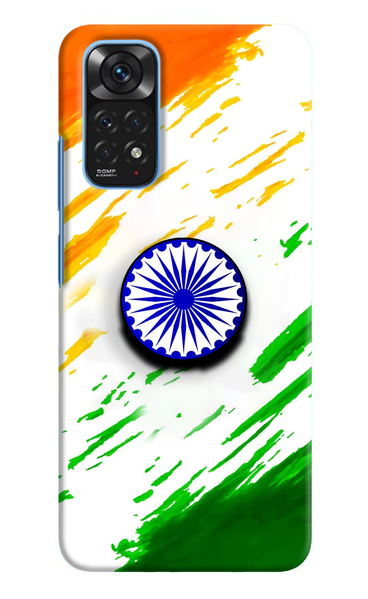 Indian Flag Ashoka Chakra Redmi Note 11/11S Pop Case by Casekaro