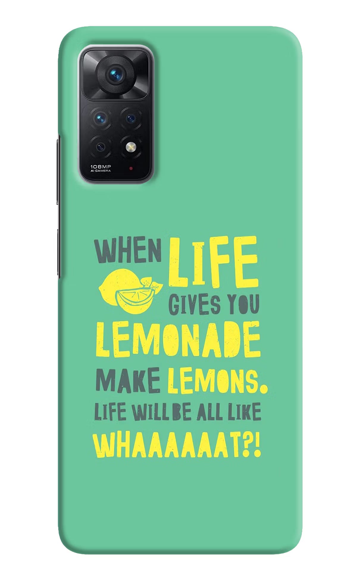 Quote Redmi Note 11 Pro Hard Case Back Cover by Casekaro