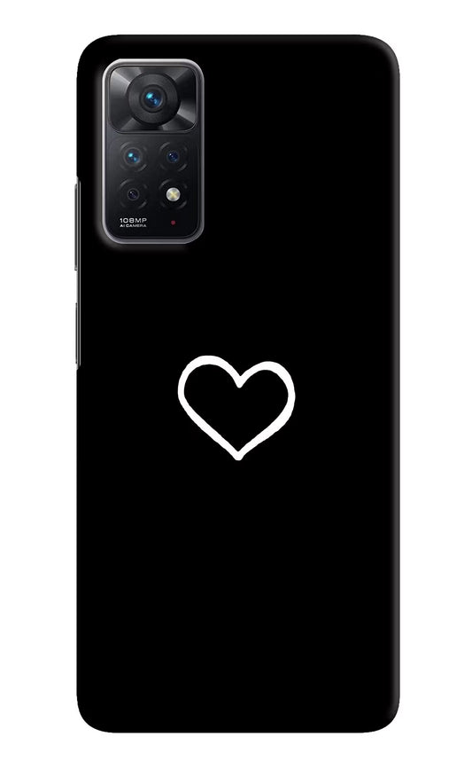Heart Redmi Note 11 Pro Hard Case Back Cover by Casekaro