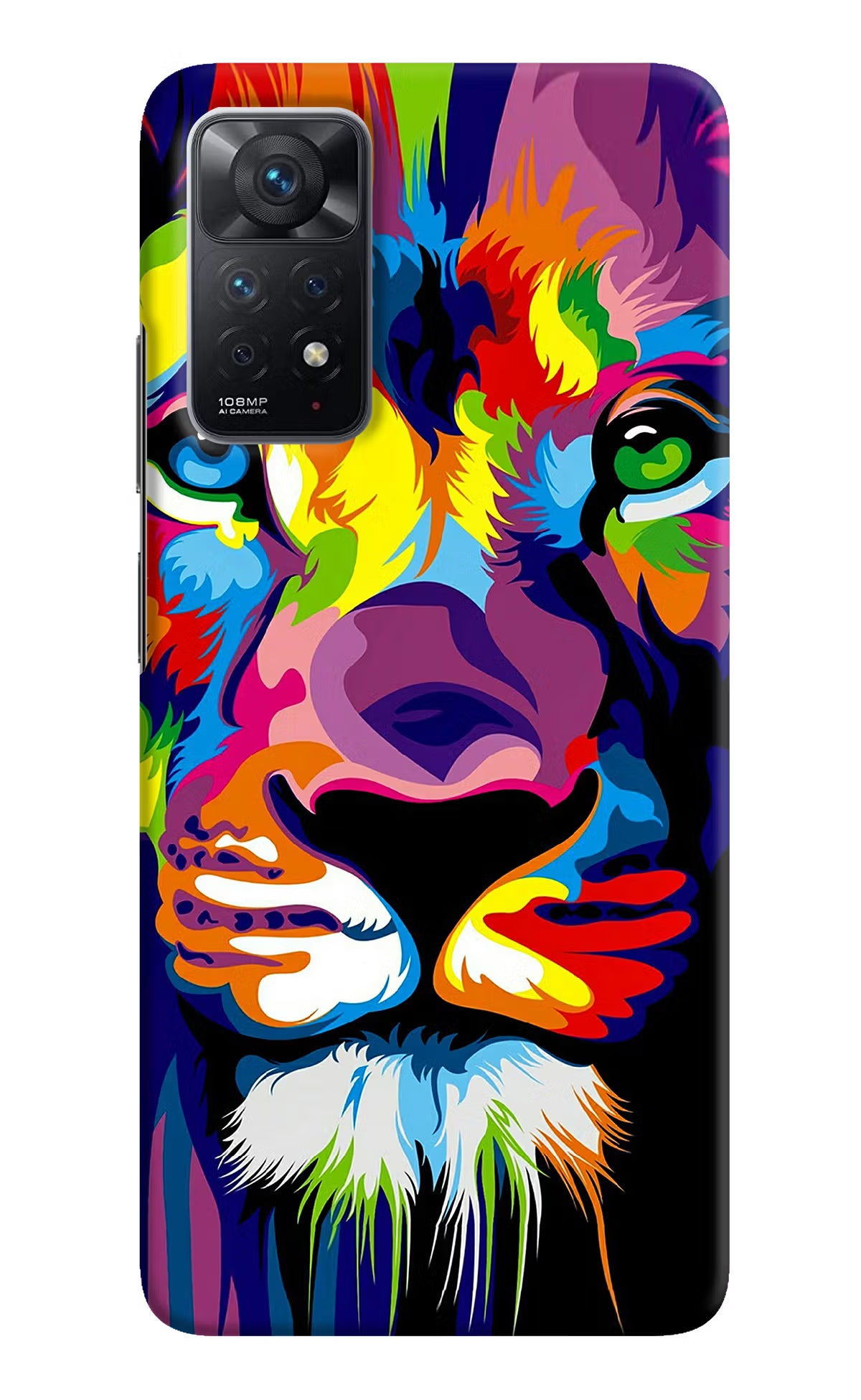 Lion Redmi Note 11 Pro Hard Case Back Cover by Casekaro
