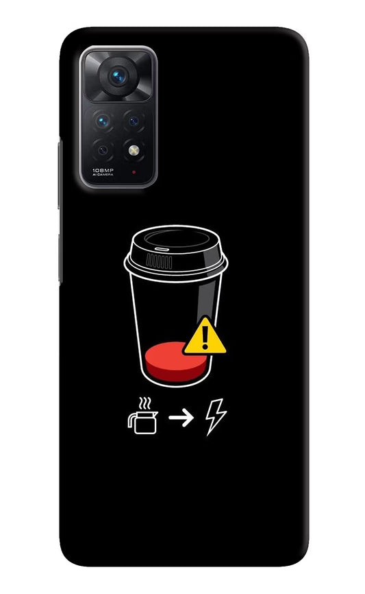 Coffee Redmi Note 11 Pro Hard Case Back Cover by Casekaro