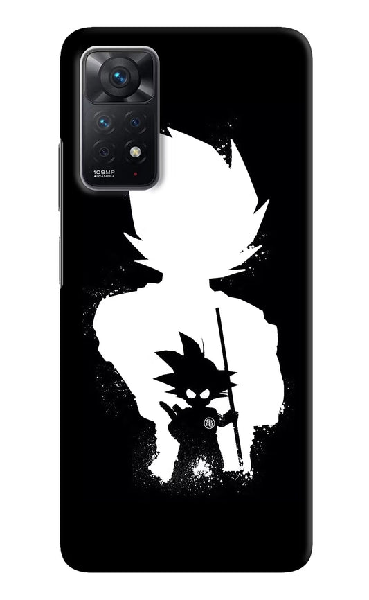 Goku Shadow Redmi Note 11 Pro Hard Case Back Cover by Casekaro