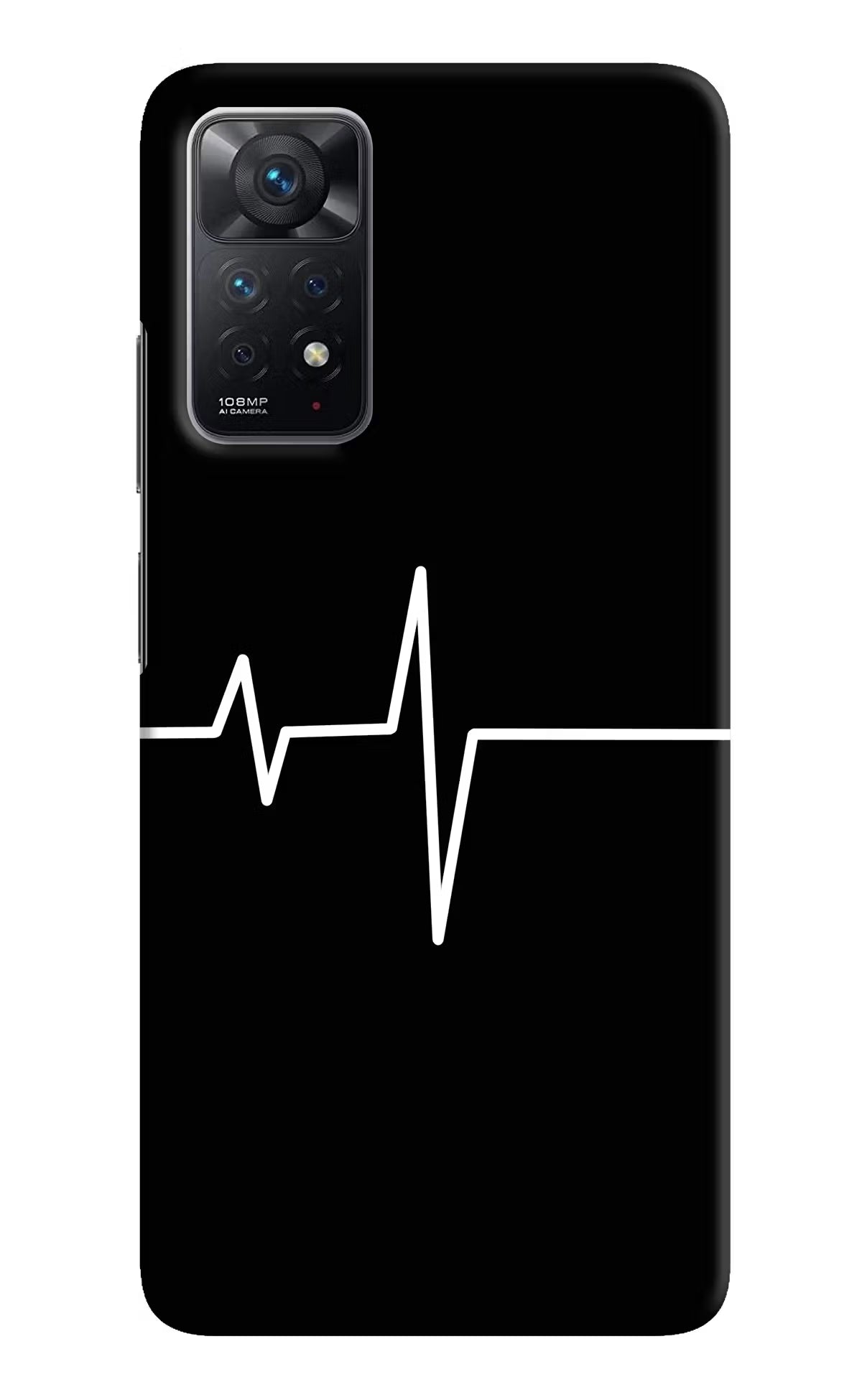 Heart Beats Redmi Note 11 Pro Hard Case Back Cover by Casekaro