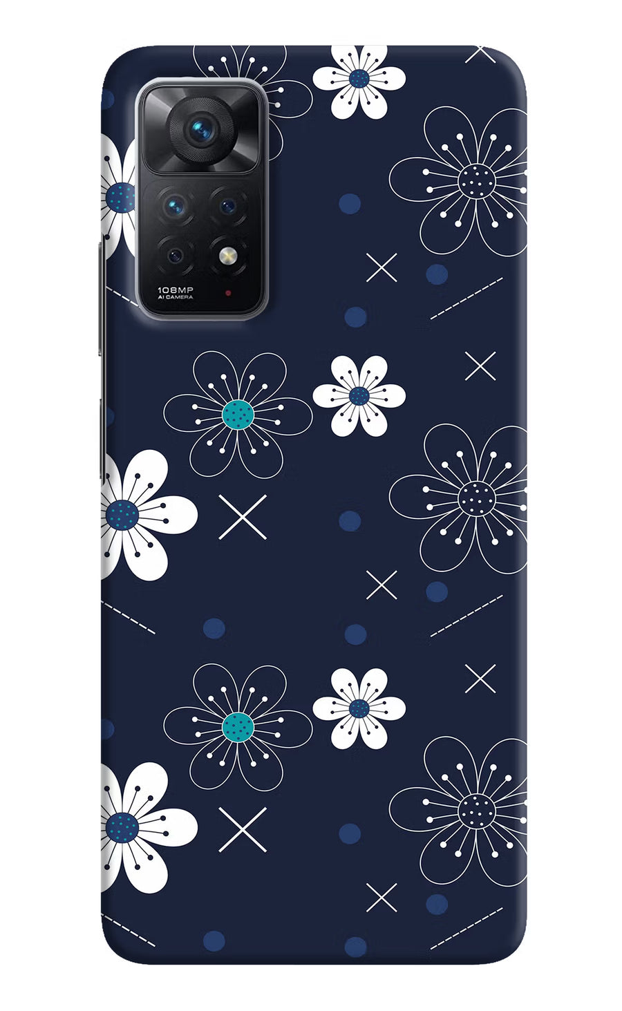 Flowers Redmi Note 11 Pro Back Cover, Hard case