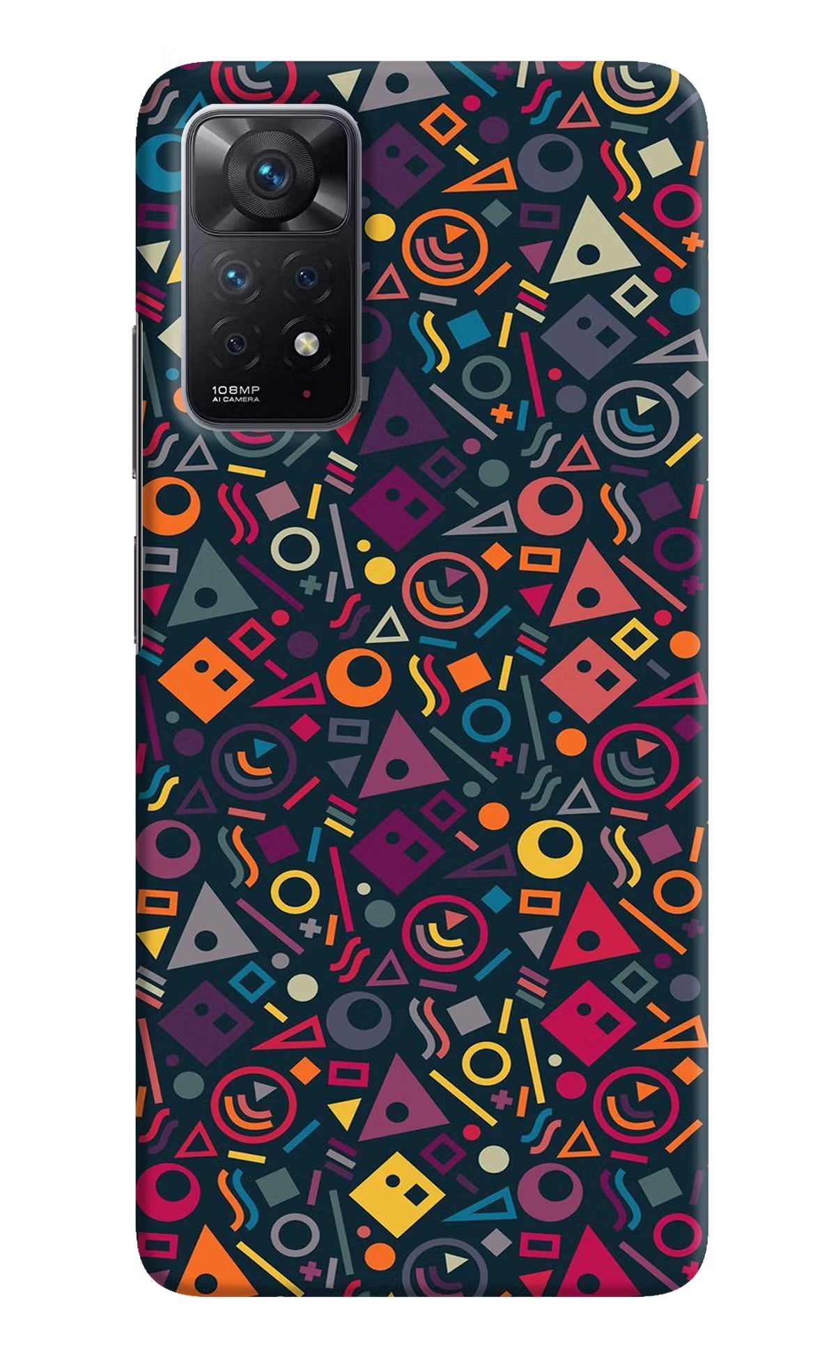 Geometric Abstract Redmi Note 11 Pro Hard Case Back Cover by Casekaro