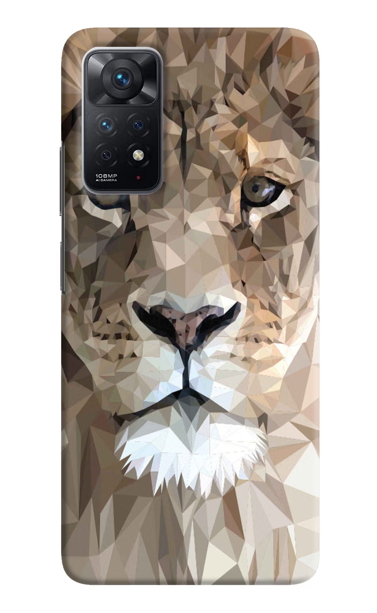 Lion Art Redmi Note 11 Pro Hard Case Back Cover by Casekaro
