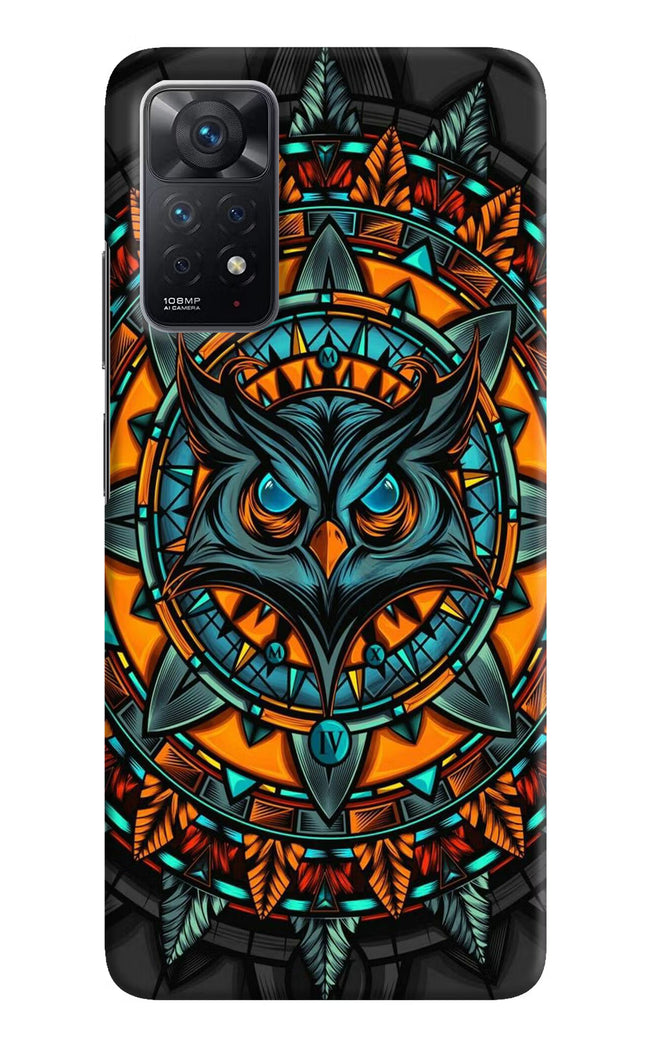 Angry Owl Art Redmi Note 11 Pro Hard Case Back Cover by Casekaro