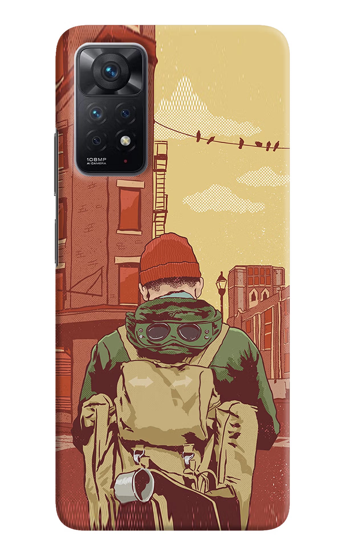 Adventurous Redmi Note 11 Pro Hard Case Back Cover by Casekaro