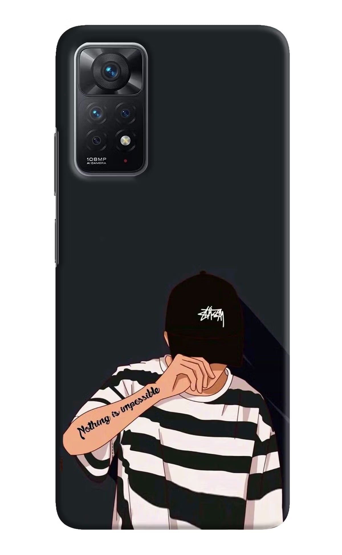 Aesthetic Boy Redmi Note 11 Pro Hard Case Back Cover by Casekaro
