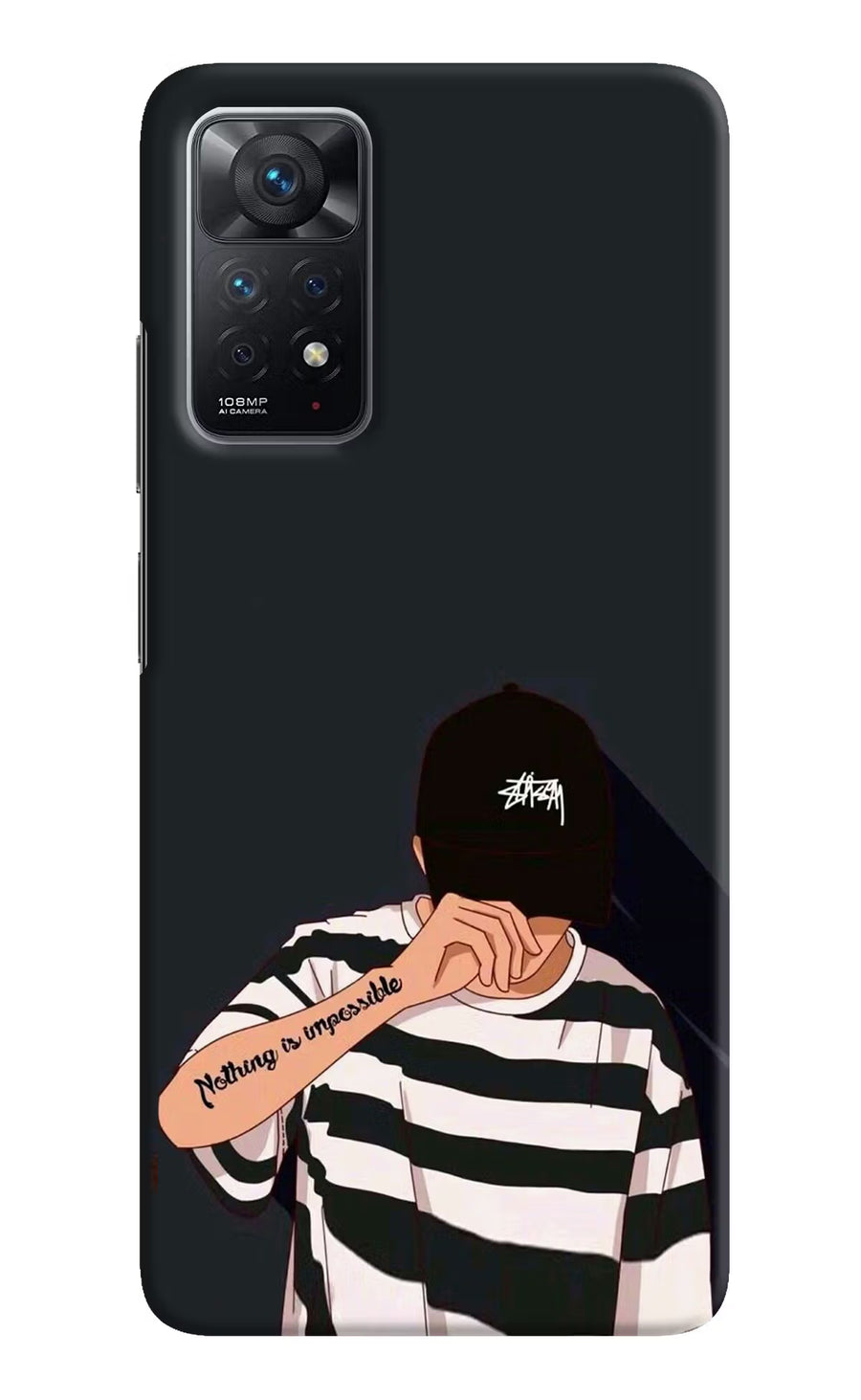 Aesthetic Boy Redmi Note 11 Pro Back Cover, Hard case