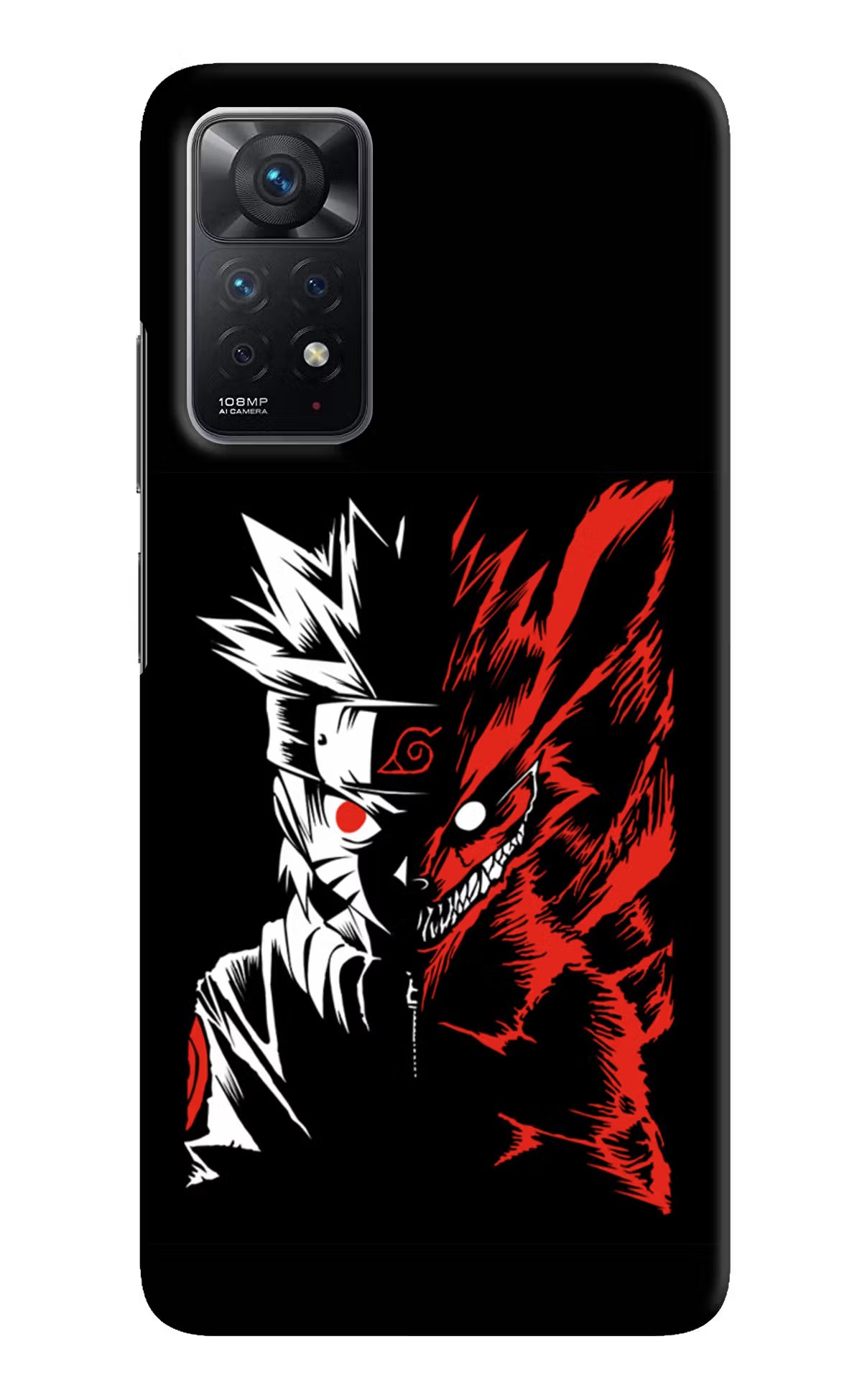 Naruto Two Face Redmi Note 11 Pro Hard Case Back Cover by Casekaro