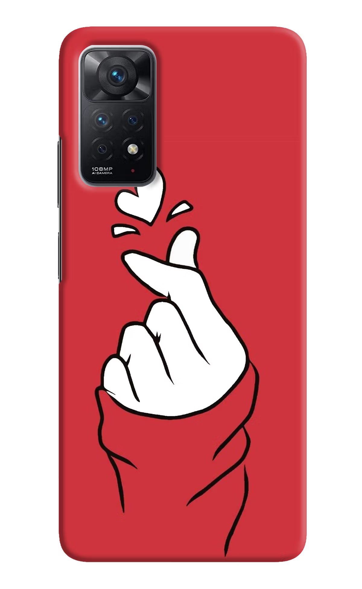 Korean Love Sign Redmi Note 11 Pro Hard Case Back Cover by Casekaro
