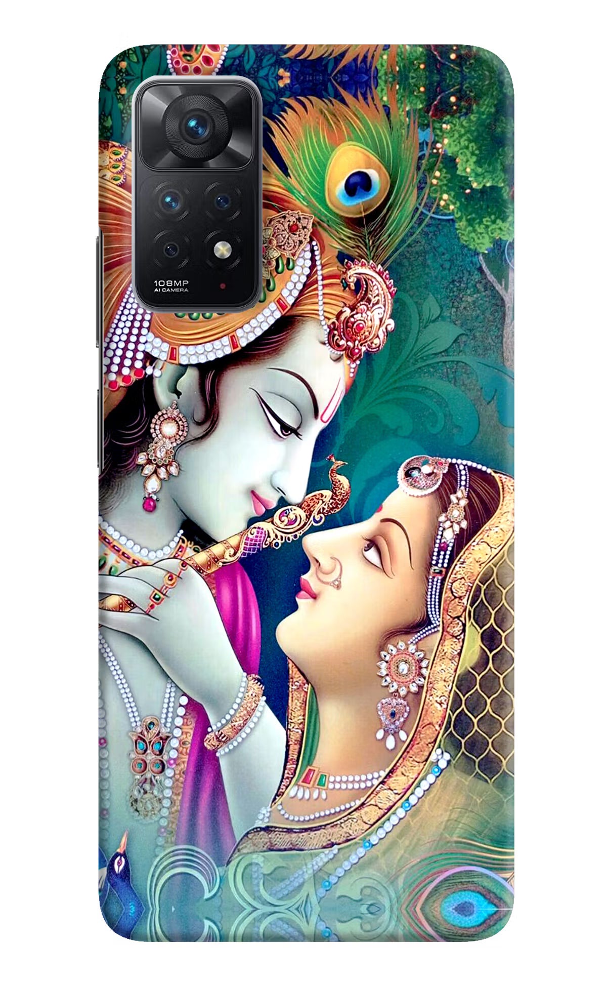 Lord Radha Krishna Redmi Note 11 Pro Hard Case Back Cover by Casekaro